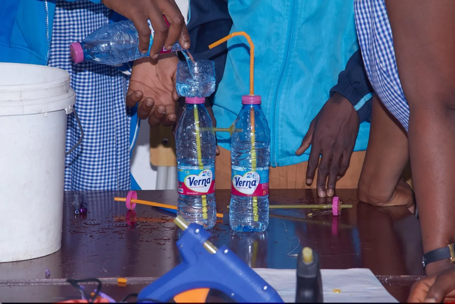 Young people collaborating